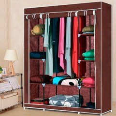 Складной тканевый шкаф Storage Wardrobe 28130 коричневый