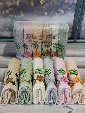 Рушники кухонні Mame Sakura 30х50см Махра набір 6шт
