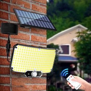 Светильник уличный с солнечной панелью IP65 LED light HA-110 Черный