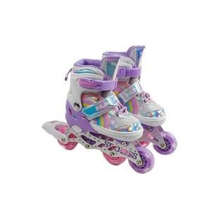 Ролики детские раздвижные 29-33р 31690-S Розовые