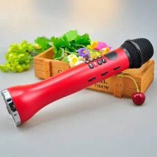Микрофон беспроводной для караоке L598 Красный