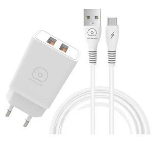 Сетевое зарядное устройство WUW T55 + Кабель Type-C