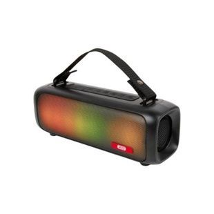 Колонка портативна акумуляторна з підсвічуванням RGB 255х87х110 мм XO F39 Чорна