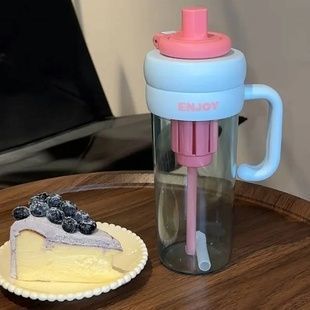 Пляшка-кухоль з ручкою для води 920мл Water cup AND LY-980 Блакитна