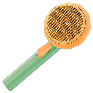 Щітка для вичісування вовни для тварин Pet Brush pumpkin Зелений