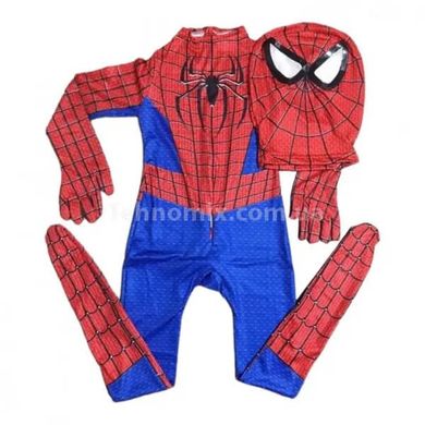 Костюм Человек Паук комбинезон + балаклава Spider Man Размер L(120-130см)