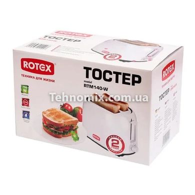 Тостер ROTEX RTM140-W 750 Вт Білий