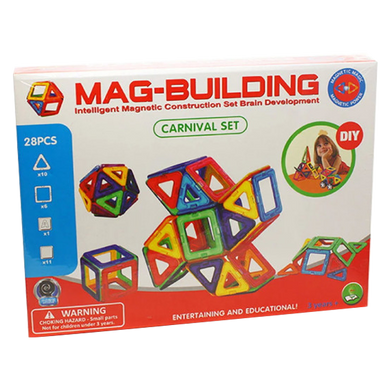 Магнитный конструктор Mag Building 28 pcs