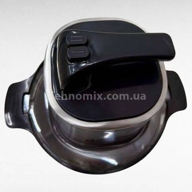 Измельчитель электрический с металлической чашей Hoffmans 8L 4800W HM-8875 Черный