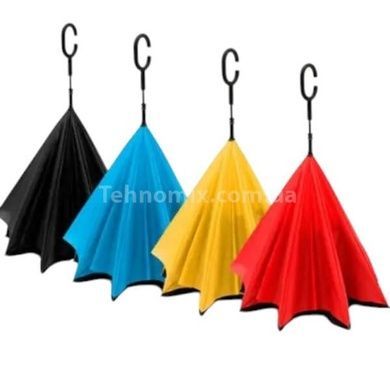 Зонт наоборот Up Brella однотонный Красный