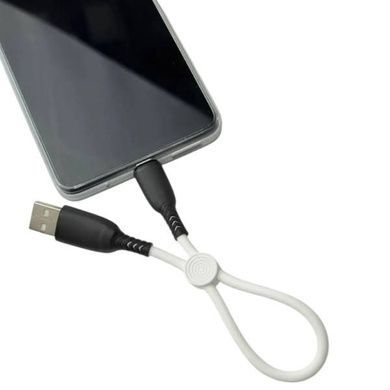 Кабель XO NB247 Suluo Series Portable Silicone 6A Type-c Data Cable L=25cm Белый