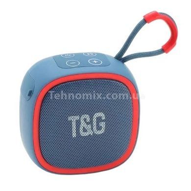 Колонка Bluetooth c функцией speakerphone с радио TG659 Синяя