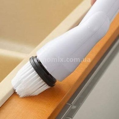 Щетка аккумуляторная для уборки со сменными насадками Cleaning brush Белая