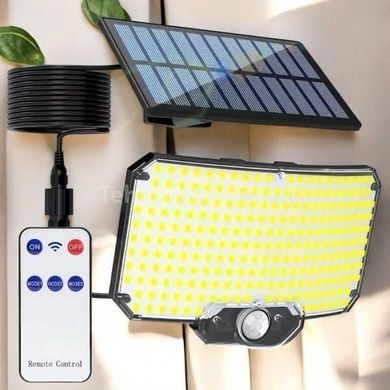 Світильник вуличний із сонячною панеллю IP65 LED light HA-110 Чорний