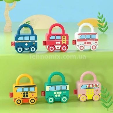 Машинка Замочек с ключом Toy Key 469 Красная