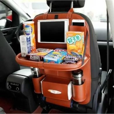 Органайзер в автомобиль folding dinner posture back hanging bags