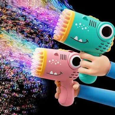 Пистолет детский автоматический для мыльных пузырей Bubble blaster AND 636-73 Розовый