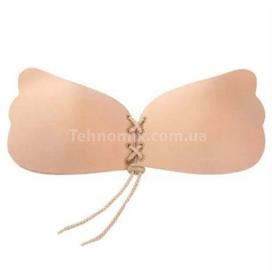 Невидимий бюстгальтер на клейкій основі Fly Bra Бежевий чашка D
