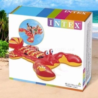 Матрац надувний з ручками Лобстер 231*137см INTEX 57528