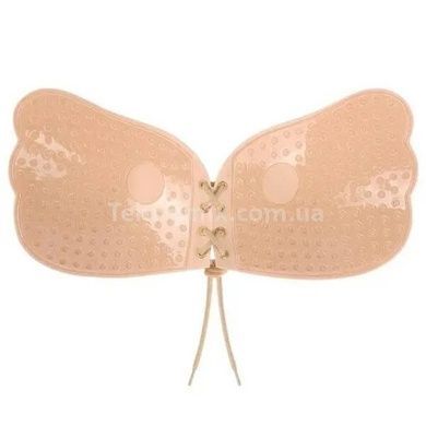 Невидимий бюстгальтер на клейкій основі Fly Bra Бежевий чашка D