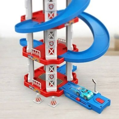 Трек-парковка детская игровая 105 предметов Childrens Rail Car Разноцветный