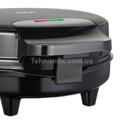 Вафельниця кругла з антипригарним покриттям 1200Вт Sandwich machine RAF R.2217 Чорна