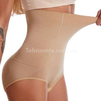 Корректирующие трусы увеличение ягодиц Triple Breasted Бежевые М