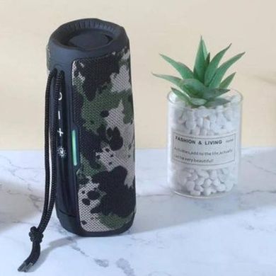 Bluetooth-колонка акумуляторна 1200mAh 66x68x171,5мм TiG TG365 Камуфляжна