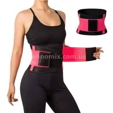 Пояс для схуднення Hot Shapers Belt Power Чорний рожевий р-р М