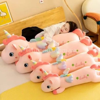 Игрушка мягкая Единорожка 83см М 14725 Розовая