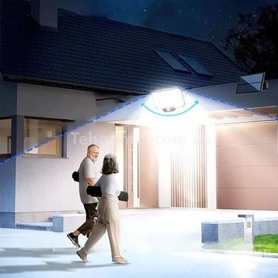 Світильник вуличний із сонячною панеллю IP65 LED light HA-110 Чорний