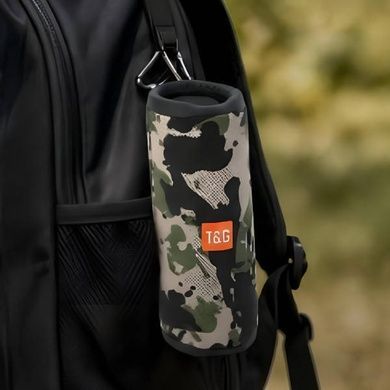 Bluetooth-колонка акумуляторна 1200mAh 66x68x171,5мм TiG TG365 Камуфляжна