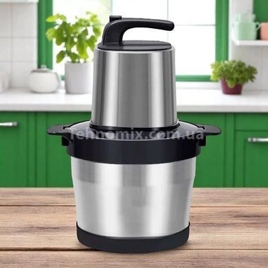 Измельчитель электрический с металлической чашей Hoffmans 8L 4800W HM-8875 Черный