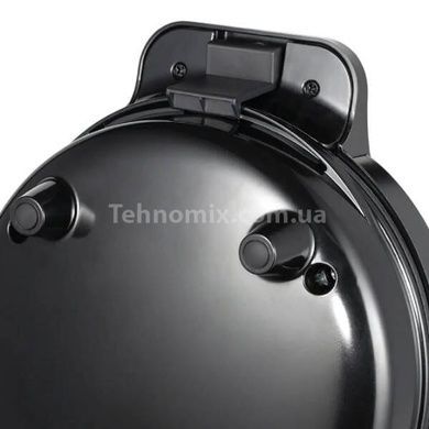 Вафельниця кругла з антипригарним покриттям 1200Вт Sandwich machine RAF R.2217 Чорна