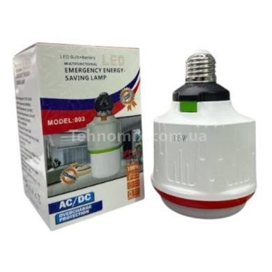 Кемпінгова лампа зі знімним акумулятором 18650 15Вт Type-C LED Emergency Bulb 003 Біла