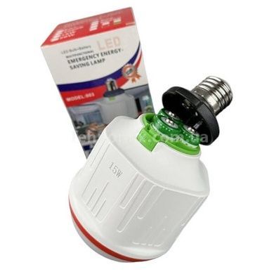 Кемпінгова лампа зі знімним акумулятором 18650 15Вт Type-C LED Emergency Bulb 003 Біла