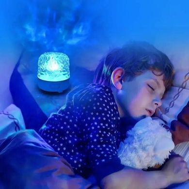 Проектор із вбудованою колонкою та пультом керування RGB Білий