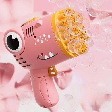 Пистолет детский автоматический для мыльных пузырей Bubble blaster AND 636-73 Розовый