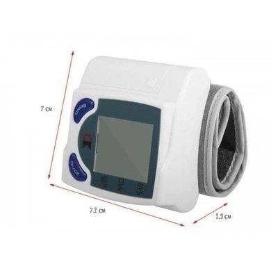Тонометр автоматический цифровой Blood Pressure Monitor Белый