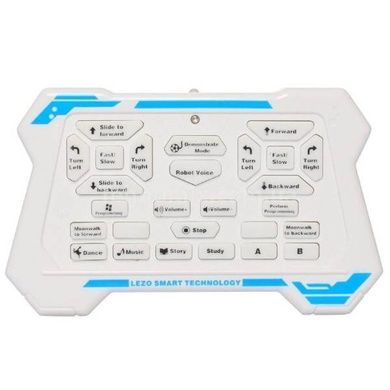 Робот інтерактивний з пультом керування Lezo Toys 99888-3 Білий з червоним