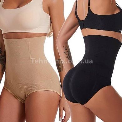 Корректирующие трусы увеличение ягодиц Triple Breasted Бежевые М
