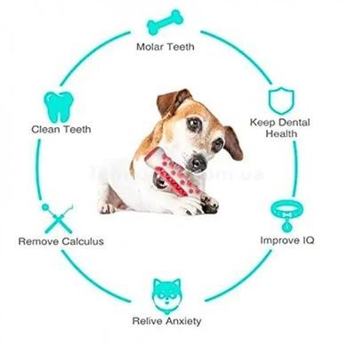 Гумова кісточка для собак TOOTH BRUSH DOG