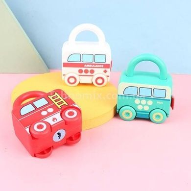 Машинка Замочек с ключом Toy Key 469 Красная