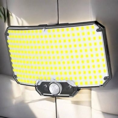 Світильник вуличний із сонячною панеллю IP65 LED light HA-110 Чорний