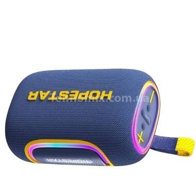 Колонка аккумуляторная беспроводная Bluetooth BT5.3 65W, 8000mAh, RGB, TWS, 6h HOPESTAR H58 Синяя