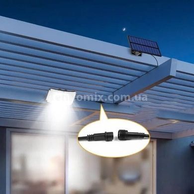 Світильник вуличний із сонячною панеллю IP65 LED light HA-110 Чорний