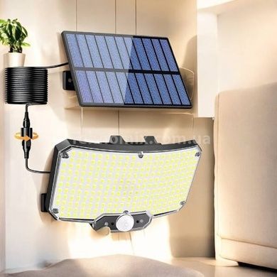 Світильник вуличний із сонячною панеллю IP65 LED light HA-110 Чорний