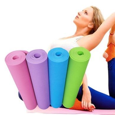 Коврик для йоги 183*61*0,8см Yoga Mat Зеленый