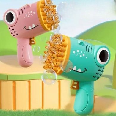 Пистолет детский автоматический для мыльных пузырей Bubble blaster AND 636-73 Розовый