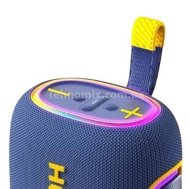 Колонка аккумуляторная беспроводная Bluetooth BT5.3 65W, 8000mAh, RGB, TWS, 6h HOPESTAR H58 Синяя
